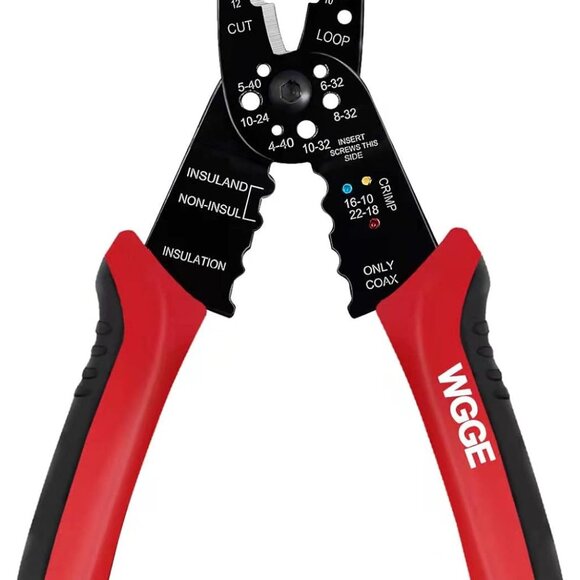 WG-015 Professional 8-inch Wire Stripper/Crimping Tool, Cable Cutter/Crimper, Wi - Picture 1 of 7